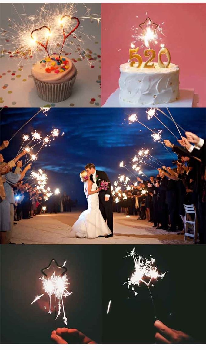 結婚式および誕生会の誕生日のキラキラ輝く物の花火の低い煙のキラキラ輝く物7