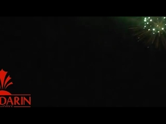 新年の空中発火器 3インチ花火展示シェル