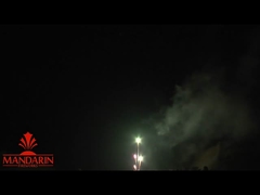 Fuochi D'Artificio マンダリン  pirotechnics フェックス D'Artifice 100ショット 花火 ケーキ X 形 火