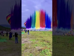 日中の花火を中国から買え トークの花火 大量販売 パイロテクニック 色彩豊かな煙の花火 トーク