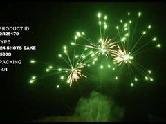 マンダリン  pirotechnics 消費ケーキ 花火 24ショット 500g パーティー