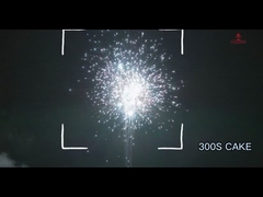 エフェクト・マシンガン 300発 500グラムの花火ケーキ CE EX AFSL承認