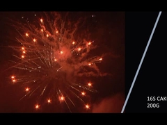 マンダリン2021 新品16ショット 200gケーキ 祝いパーティーのための花火