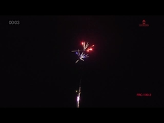 CEマーク付き 屋外100ショット 消費者のケーキ 誕生日祝いの花火