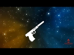 4つの色のピストル噴水の花火の党のための手持ち型のキラキラ輝く物の噴水の挨拶