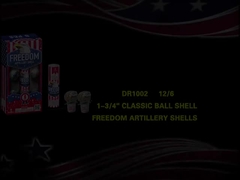 0.063CBMキャニスター砲弾 スタジアム花火 1.75インチ OEMパッケージ