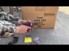 新品 玩具 銃 花火 121 カウボーイ キャップ 8 ショット プラスチックリングキャップ