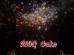 中国の工場 卸売 200G 16ショット ファンの形 消費者のケーキ 花火 オーダーメイド 劉陽花火