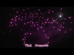 1.3G プロフェッショナル花火ケーキ 180発 カスタマイズ可能 クリスマスフェスティバル ピンク クロセット アウトドア