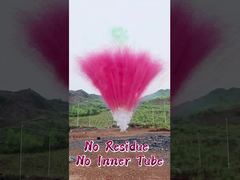 100発花火バッテリ 昼用ケーキ花火 残りカスなし 内管なし カラフルな煙花火