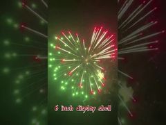 中国工場 6 インチディスプレイシェル花火大砲紙シェル花火