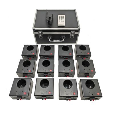 12 Cues Channels Pyro Stage Wireless Remote Control Round Cold Fountain Fireworks Firing System For Christmas Celebration Party