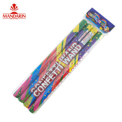 Rectangle Colorful Party Confetti Cannon Metallic For Celebration