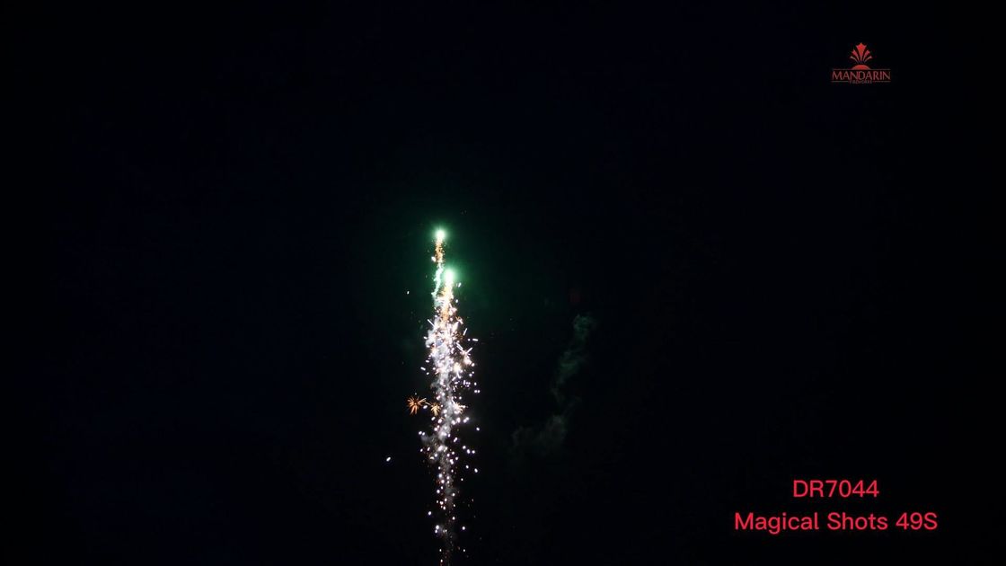 Mandarin Outdoor Magical Shots 49s Spit Beads Fireworks For Celebration