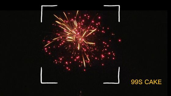 マンダリンの火工術驚かせる効果の99の撃たれた消費者ケーキの花火