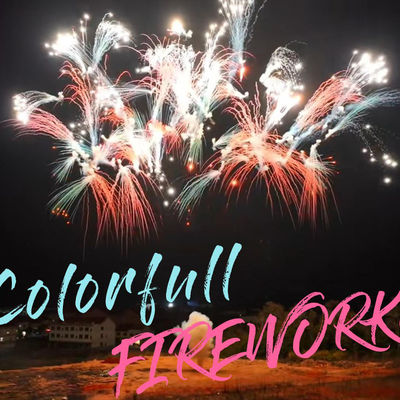 中国 湖南 工場 日中の花火 ケーキ 花火 彩色の煙 花火 ケーキ