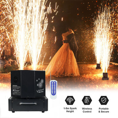 ルーヤング 1300W 360回転 双重ダブルヘッド コールド スパークラー 旋回 冷火花 旋回 花火 ステージ 機械