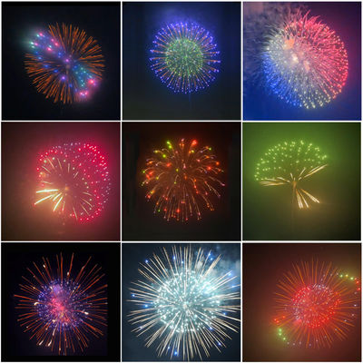 Liuyang Mandarin Fireworks 1.3g Professional Ball Pyrotechnics Fireworks Factory 6 Inch Display Shells Fireworks for Sale
