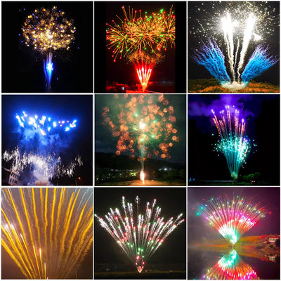 Chinese Export Fireworks Professional Pyrotechnics 1.2 Inch 108 Shots W Shape Christmas Festival Cake Fireworks Outdoor