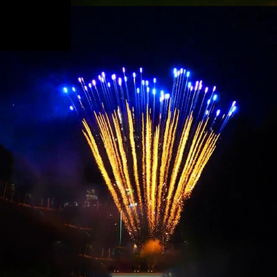 中国工場 マンダリン  pirotechnics 100ショット 青いケーキ 婚活祭のイベント 祝賀のための驚異的な効果の花火