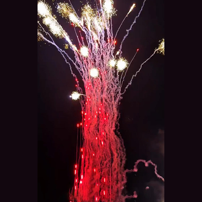 瀏陽マンダリン花火 素晴らしい効果 レッドウルフハウリングケーキ花火 中国工場 1.4g 花火ケーキ 結婚式用