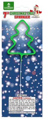 7インチの木は冷たい花火の子供のための手持ち型のクリスマスの花火の火工術を形づける