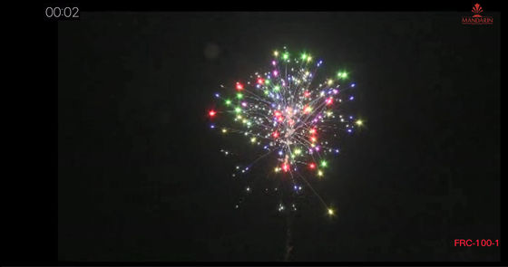 瀏陽市の屋外の100つの打撃は承認されるケーキの花火のセリウムに挨拶する