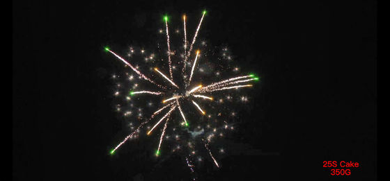 25の打撃のPyrotechnicケーキの花火は180x180x225cmをカスタマイズした